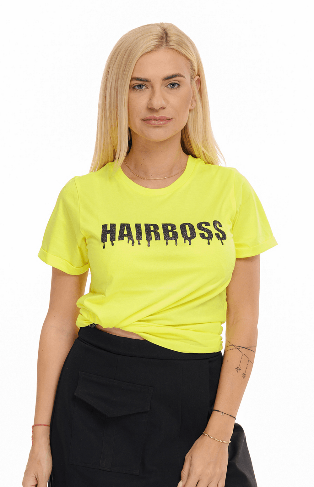 Тениска HairBoss Yellow
